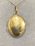 Gold and Emerald French Antique Locket