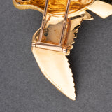 Hermès by George Lenfant Yellow Gold Vintage Bird Brooch