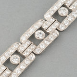 16 Carats diamonds Art Deco bracelet