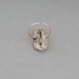 Platinum and Diamonds French Art Deco ring