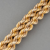 French Vintage Yellow Gold "Corde" Bracelet