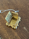 French Antique Vinaigrette Gold Pendant