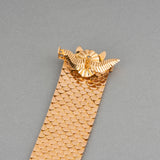 French Vintage Yellow Gold Belt Bracelet