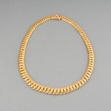 French Vintage Yellow Gold Necklace « Maille Américaine »