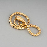 Antique European Snake Necklace in Yellow Gold