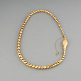 Antique European Snake Necklace in Yellow Gold