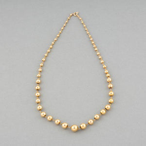 French Vintage Yellow Gold Necklace