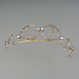 French Gold and Diamonds Antique Tiara