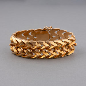 French Vintage Yellow Gold Bracelet