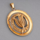 French Vintage Yellow Gold Pendant