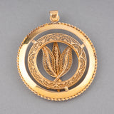 French Vintage Yellow Gold Pendant