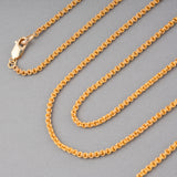 French Antique Longue Chain Double Forçat