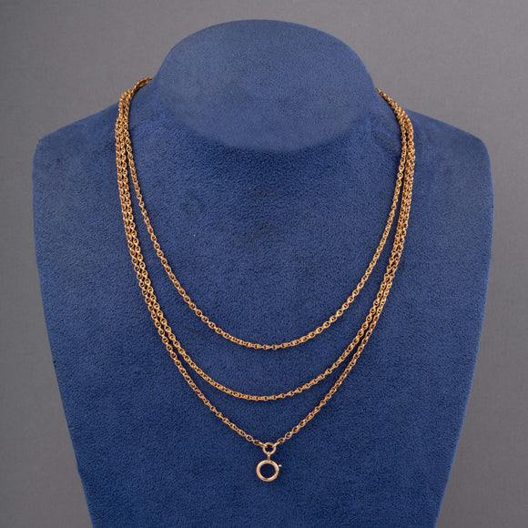 French Antique Gold Chain