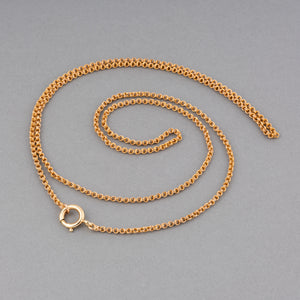 French Antique Gold Chain necklace