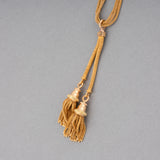 French Antique Tassel Necklace in Yellow Gold