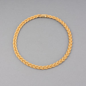 French Vintage Yellow Gold Necklace