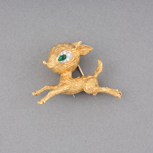 Hermès Vintage Gold Brooch