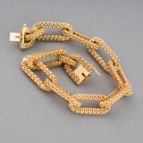 French Vintage Yellow Gold Bracelet