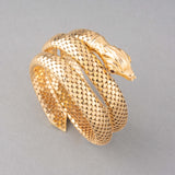 Snake Vintage Yellow Gold Bracelet