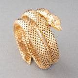 Snake Vintage Yellow Gold Bracelet