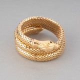 Snake Vintage Yellow Gold Bracelet