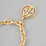 French Vintage Gold Charms Bracelet