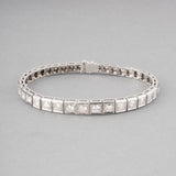 Gold and 5 Carats Diamonds Vintage Bracelet