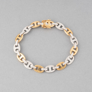 Gold and Diamonds Vintage Bracelet