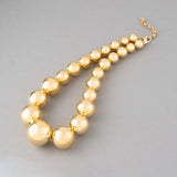 Silver and Gold Plated Balls Necklace