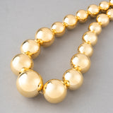 Silver and Gold Plated Balls Necklace