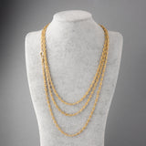 French Antique Gold Chain Necklace