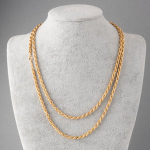 French Vintage Gold Chain in Yellow Gold