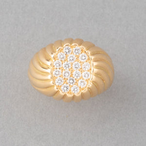 Boucheron Gold and Diamonds Vintage Ring