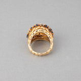 Boucheron Paris Gold Diamonds and Sapphires Vintage Ring