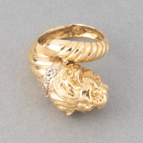 Zoloras Vintage Gold and Diamonds Ring