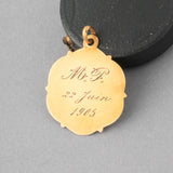 French Gold Antique Medal