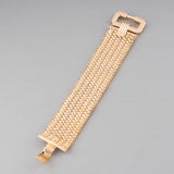 French Vintage Belt Bracelet is Yellow Gold