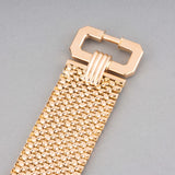 French Vintage Belt Bracelet is Yellow Gold