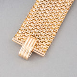 French Vintage Belt Bracelet is Yellow Gold