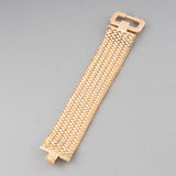 French Vintage Belt Bracelet is Yellow Gold