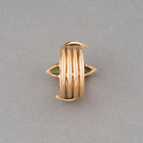 Gold and Emeralds French Antique Ring