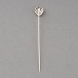 Gold Platinum and Rose cut Diamond Art Déco Brooch