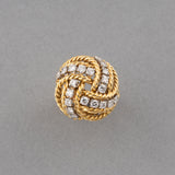 Boucheron Gold and 2 Carats Diamonds Ring