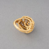 Boucheron Gold and 2 Carats Diamonds Ring