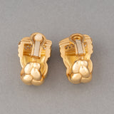 Gold and Diamonds French Vintage Earrings