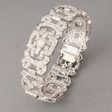 Platinum and Diamonds French Art Déco Bracelet