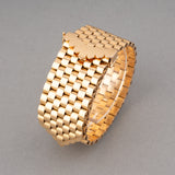 French Belt Vintage Bracelet in Yellow Gold