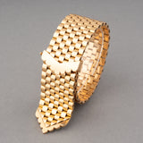 French Belt Vintage Bracelet in Yellow Gold