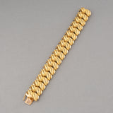 French Vintage Yellow Gold Bracelet Circa 1960