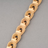 French Gold Retro Bracelet in Rose Gold